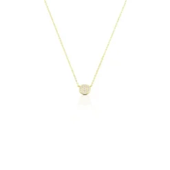 Clearance Histoire d'Or Collier Or Jaune Burak Oxyde De Zirconium