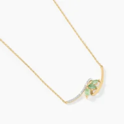 Histoire d'Or Collier Or Jaune Caetlin Emeraude Diamants* Colliers|Colliers