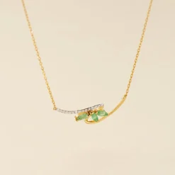 Histoire d'Or Collier Or Jaune Caetlin Emeraude Diamants* Colliers|Colliers