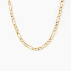 Hot Histoire d'Or Collier Or Jaune Cameo Maille Alternée 1/3