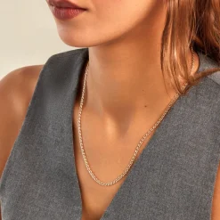 Histoire d'Or Collier Or Jaune Capucin Maille Marine* Colliers|Colliers