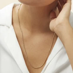 Histoire d'Or Collier Or Jaune Capucin Maille Marine* Colliers|Colliers