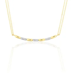 Histoire d'Or Collier Or Jaune Diamant