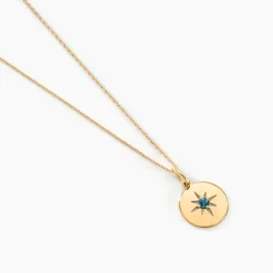 Histoire d'Or Collier Or Jaune Evening Star Topaze Bleu London* Colliers|Colliers