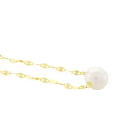 Online Histoire d'Or Collier Or Jaune Fliep Perle De Culture