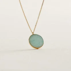Histoire d'Or Collier Or Jaune Florica Amazonite* Colliers|Colliers