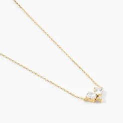 Discount Histoire d'Or Collier Or Jaune Isidor Oxydes De Zirconium