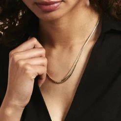 Histoire d'Or Collier Or Jaune Izel Maille Anglaise* Colliers|Colliers