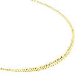 Hot Histoire d'Or Collier Or Jaune Izel Maille Anglaise