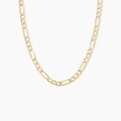 Best Histoire d'Or Collier Maille Alternée 1/3 or jaune