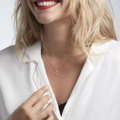 Discount Histoire d'Or Collier Or Jaune Maximiliane Oxyde De Zirconium