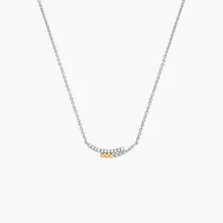 Histoire d'Or Collier Or Jaune Oxyde De Zirconium