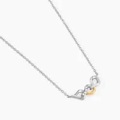Sale Histoire d'Or Collier Or Jaune Oxyde De Zirconium