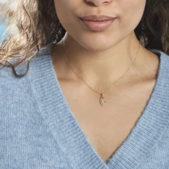 Outlet Histoire d'Or Collier Or Jaune Sagesse Oxydes De Zirconium or jaune oxyde