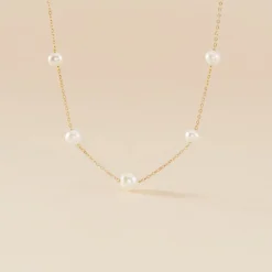 Histoire d'Or Collier Or Jaune Yolanda Perles De Culture* Colliers|Colliers