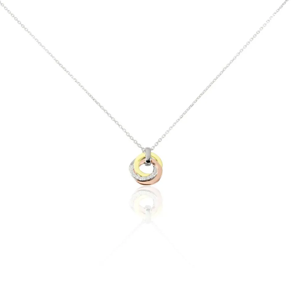 Hot Histoire d'Or Collier Or Tricolore Vanadissa Diamants