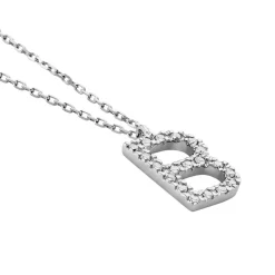 Histoire d'Or Collier Oran Or Blanc Diamant* Colliers|Colliers