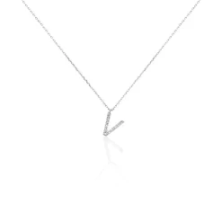 Histoire d'Or Collier Oran Or Blanc Diamant* Colliers|Colliers