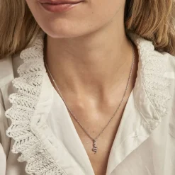 Online Histoire d'Or Collier Oria Argent Blanc