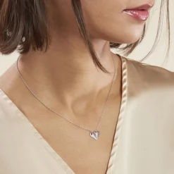 Histoire d'Or Collier Origami Argent Blanc Oxyde De Zirconium