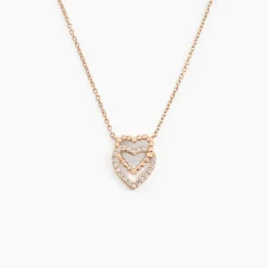 Outlet Histoire d'Or Collier Ottavia Argent Rose Oxyde De Zirconium