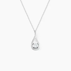New Histoire d'Or Collier Paloma Argent Blanc Oxyde De Zirconium