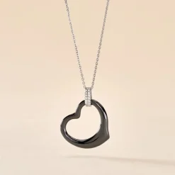 Histoire d'Or Collier Pam Argent Blanc Céramique Et Oxyde De Zirconium* Colliers|Colliers