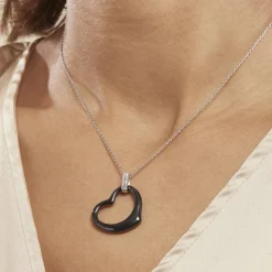 Histoire d'Or Collier Pam Argent Blanc Céramique Et Oxyde De Zirconium* Colliers|Colliers