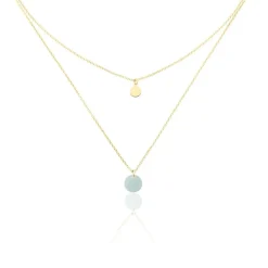 Discount Histoire d'Or Collier Pampilles Colorées Or Jaune Amazonite or jaune amazonite vert