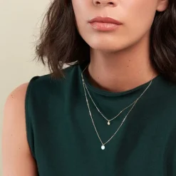 Discount Histoire d'Or Collier Pampilles Colorées Or Jaune Amazonite or jaune amazonite vert