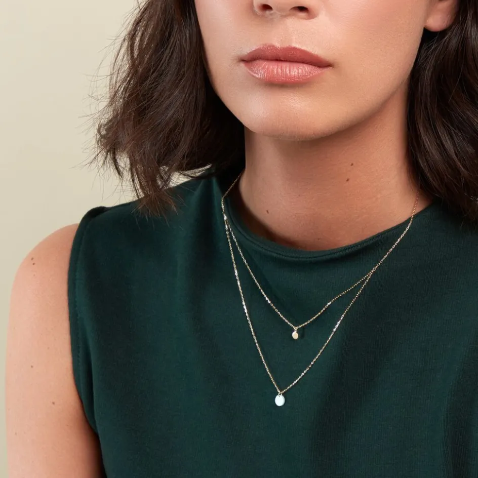 Discount Histoire d'Or Collier Pampilles Colorées Or Jaune Amazonite or jaune amazonite vert