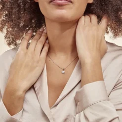 Histoire d'Or Collier Pascalin Argent Blanc Oxyde De Zirconium* Colliers|Colliers