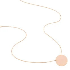 Histoire d'Or Collier Pastille Gravable Or Rose* Bijoux Personnalisés|Colliers