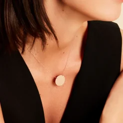 Histoire d'Or Collier Pastille Gravable Or Rose* Bijoux Personnalisés|Colliers