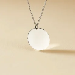 Online Histoire d'Or Collier Paula Argent Blanc