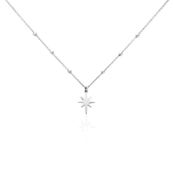 New Histoire d'Or Collier Pearce Argent Blanc