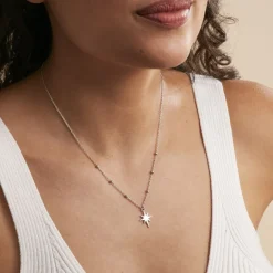 New Histoire d'Or Collier Pearce Argent Blanc