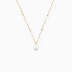 Histoire d'Or Collier Pearly Or Jaune Perle De Culture* Colliers|Colliers