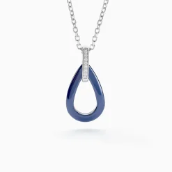 New Histoire d'Or Collier Peer Argent Blanc Oxyde De Zirconium