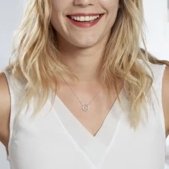 Online Histoire d'Or Collier Peinda Argent Blanc Oxyde De Zirconium