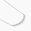 Discount Histoire d'Or Collier Pericles Or Blanc Diamant Synthétique
