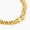 Histoire d'Or Collier Perles Solaires Acier Jaune* Colliers|Colliers