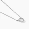 Discount Histoire d'Or Collier Peytone Argent Blanc