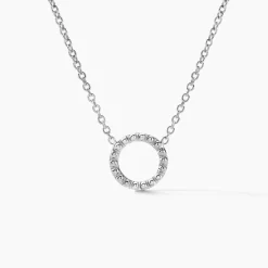 Discount Histoire d'Or Collier Peytone Argent Blanc