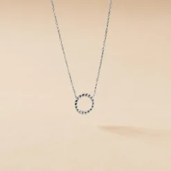 Discount Histoire d'Or Collier Peytone Argent Blanc