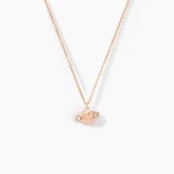 Best Histoire d'Or Collier Phibi Argent Rose Oxyde De Zirconium