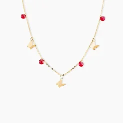 New Histoire d'Or Collier Phyliss Or Jaune Oxyde De Zirconium