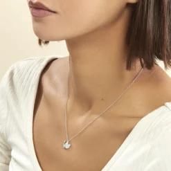 Online Histoire d'Or Collier Pila Argent Blanc