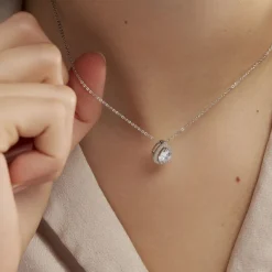 Online Histoire d'Or Collier Pilar Argent Blanc Oxyde De Zirconium