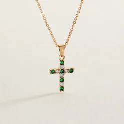 Histoire d'Or Collier Plaqué Or Gaea Pierre Synthétique* Colliers|Colliers